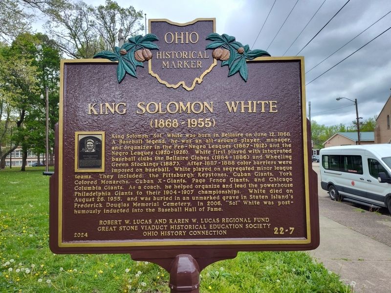 King Solomon White (1868-1955) Marker. Click for full size. King Solomon White (1868-1955) Marker image. Click for full size.