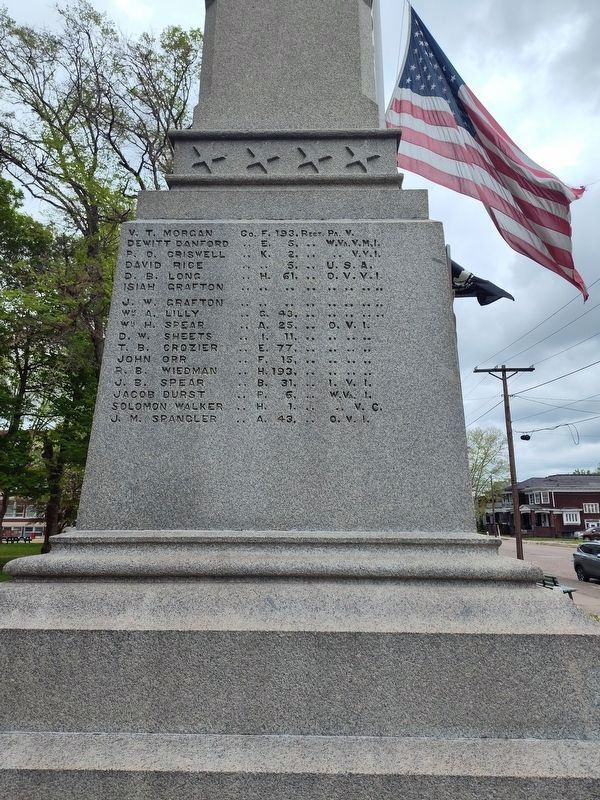 Civil War Memorial. Click for full size. Civil War Memorial image. Click for full size.