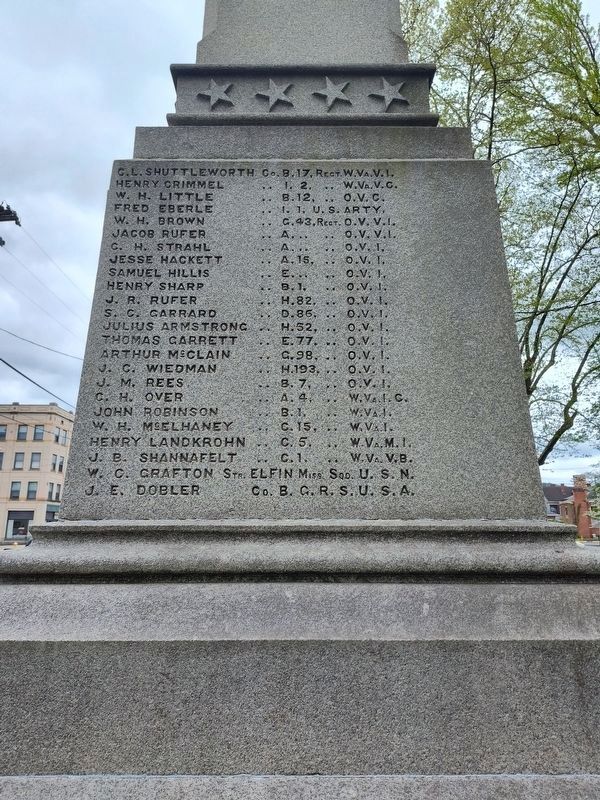 Civil War Memorial. Click for full size. Civil War Memorial image. Click for full size.