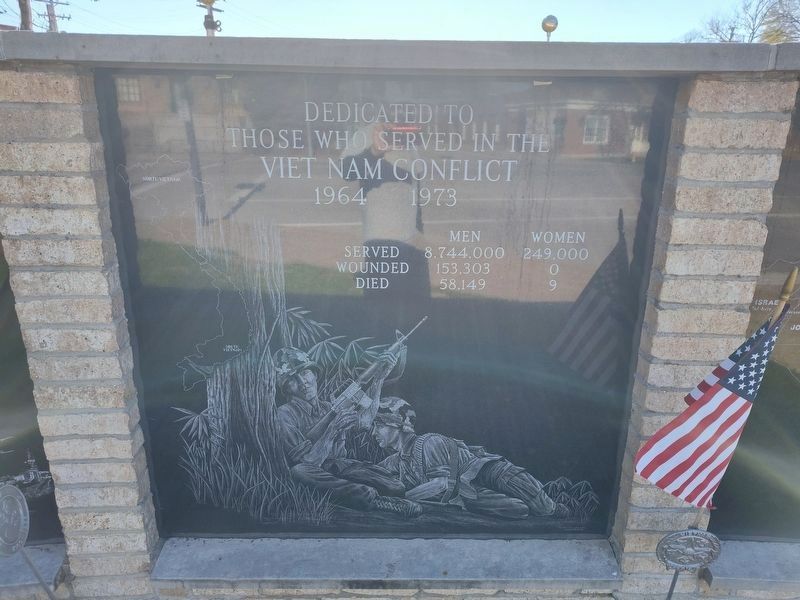 This Veterans Memorial. Click for full size. This Veterans Memorial image. Click for full size.