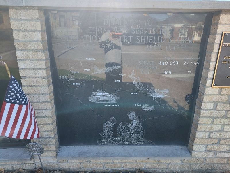 This Veterans Memorial. Click for full size. This Veterans Memorial image. Click for full size.
