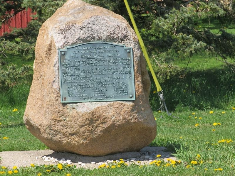 The Evangelical Church Marker. Click for full size. The Evangelical Church Marker image. Click for full size.