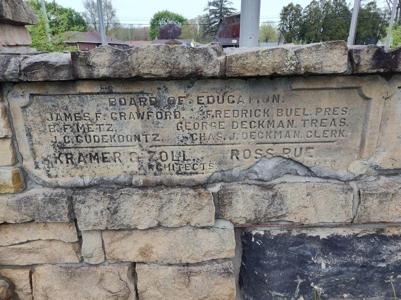 1891 Malvern School Stones Marker. Click for full size. 1891 Malvern School Stones Marker image. Click for full size.