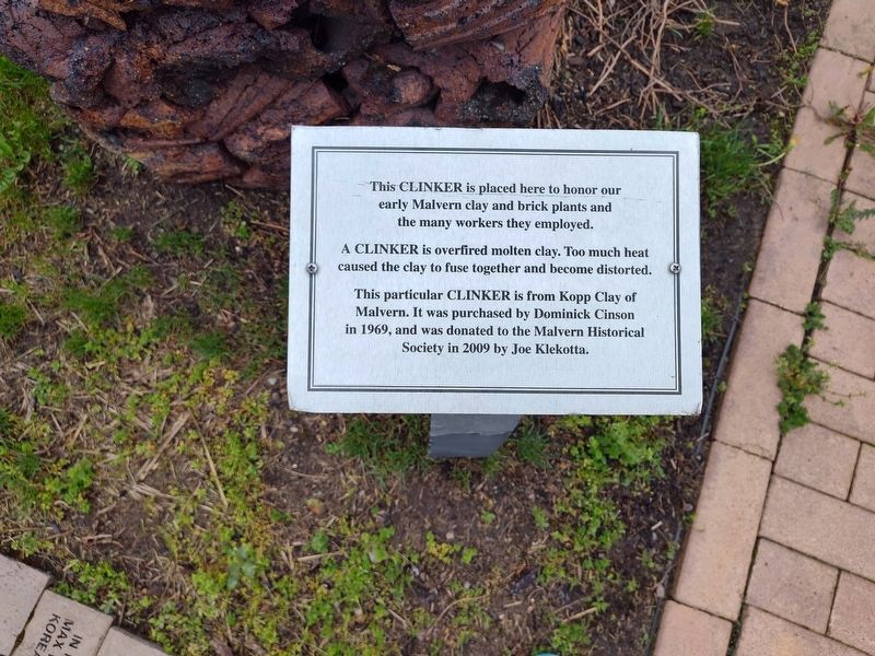 This Clinker Marker. Click for full size. This Clinker Marker image. Click for full size.