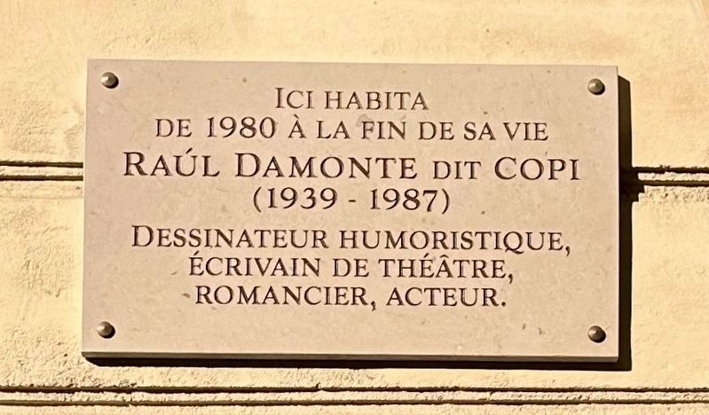 Copi Marker. Click for full size. Copi Marker image. Click for full size.
