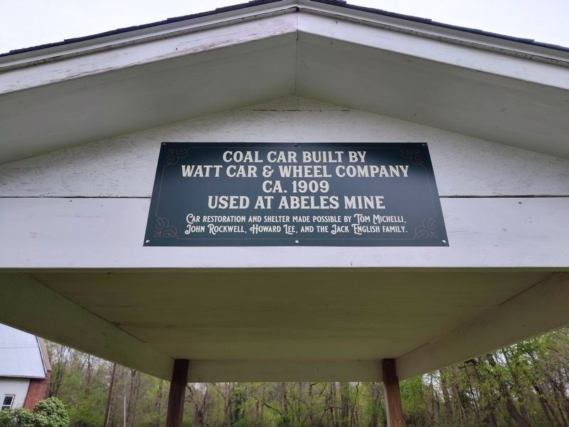 Coal Car Marker. Click for full size. Coal Car Marker image. Click for full size.