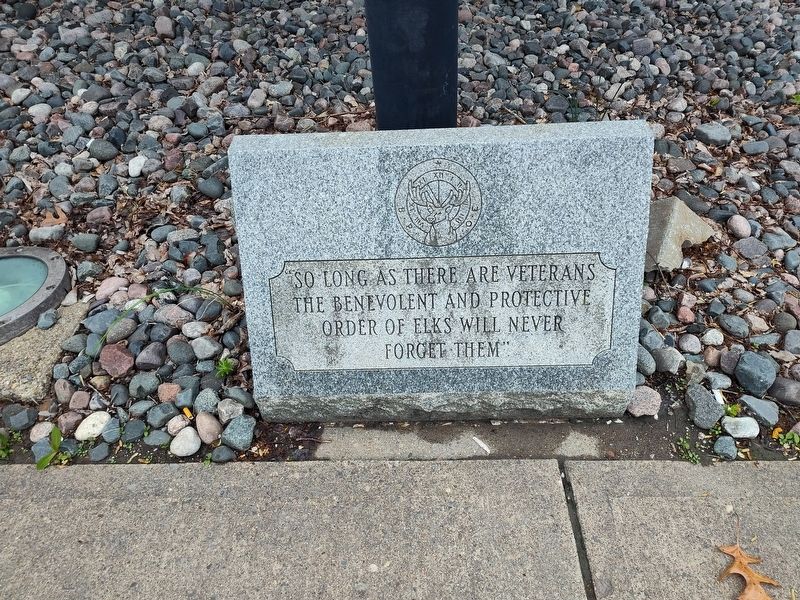 Elks Lodge No. 1699 Veterans Memorial Marker image. Click for full size.
