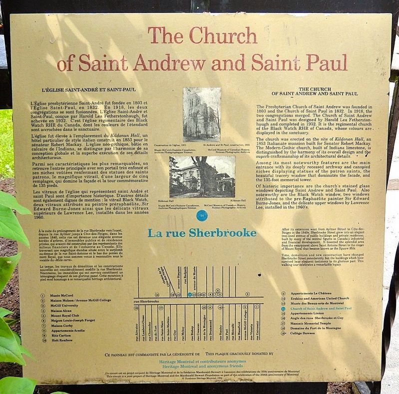 The Church of Saint Andrew and Saint Paul Marker image. Click for full size.