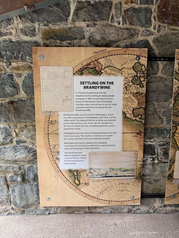 Settling on the Brandywine Marker. Click for full size. Settling on the Brandywine Marker image. Click for full size.