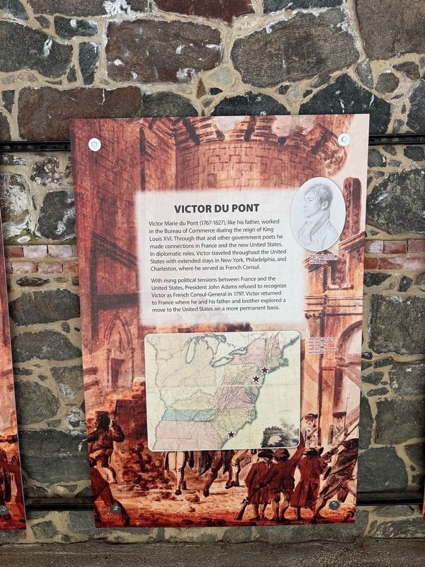 Victor du Pont Marker. Click for full size. Victor du Pont Marker image. Click for full size.