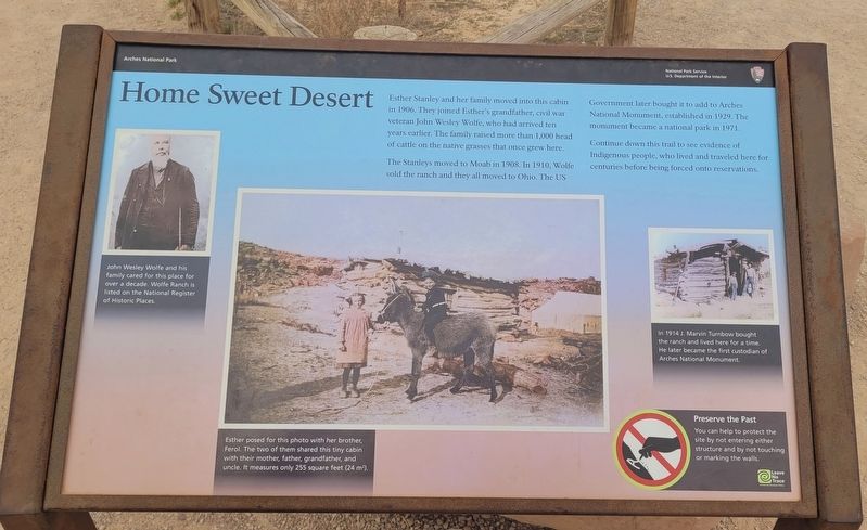 Home Sweet Desert Marker image. Click for full size.