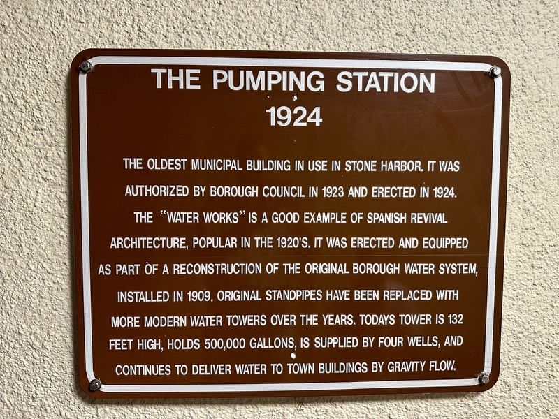 The Pumping Station Marker image. Click for full size.