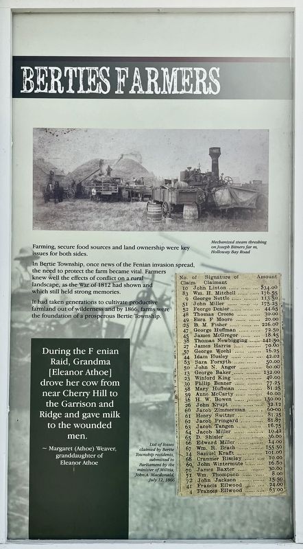 Berties Farmers Marker image. Click for full size.