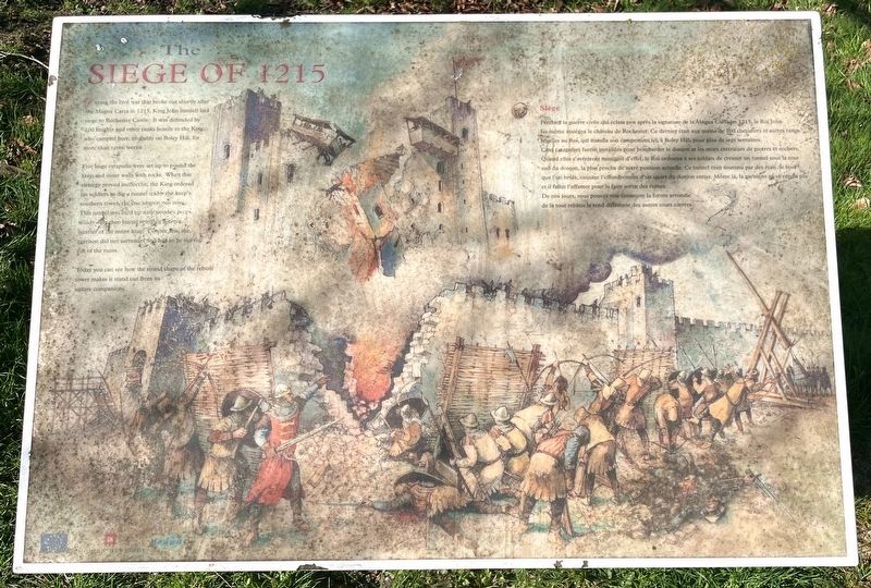 The Siege of 1215 Marker. Click for full size. The Siege of 1215 Marker image. Click for full size.