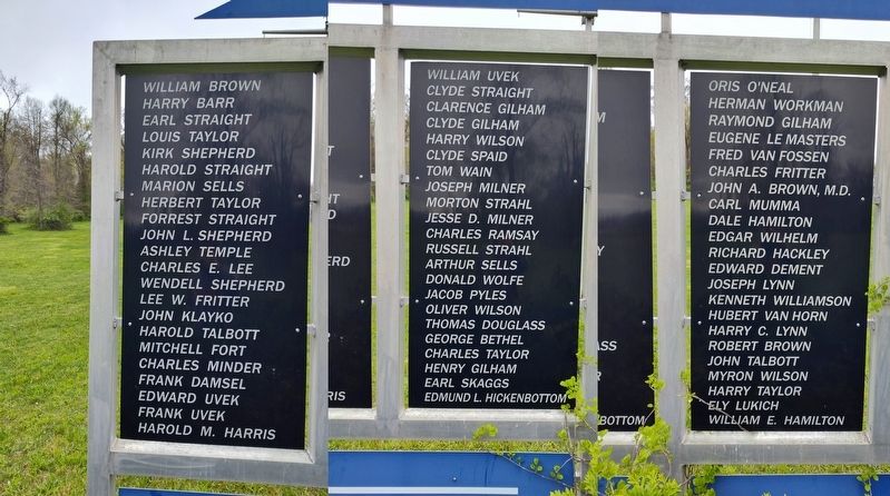 Morristown District WWII Roll Of Honor Marker. Click for full size. Morristown District WWII Roll Of Honor Marker image. Click for full size.