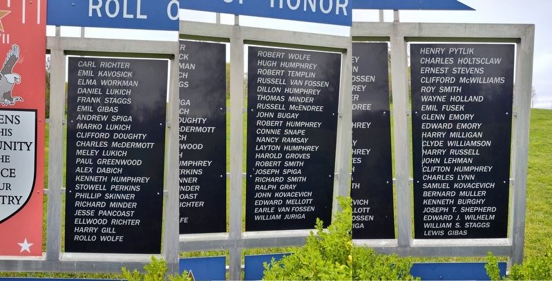 Morristown District WWII Roll Of Honor Marker. Click for full size. Morristown District WWII Roll Of Honor Marker image. Click for full size.