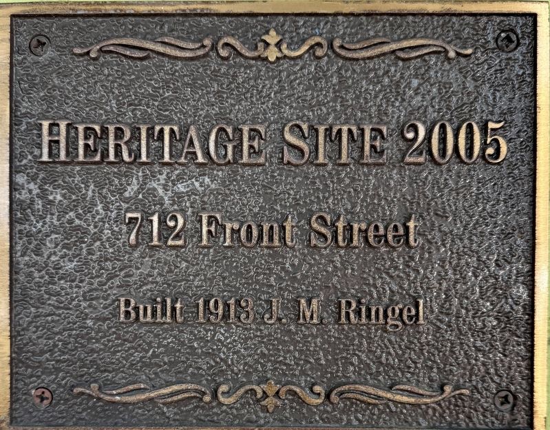 712 Front Street Marker. Click for full size. 712 Front Street Marker image. Click for full size.