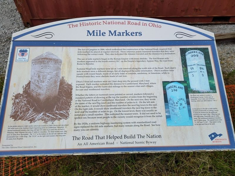 Mile Markers Marker image. Click for full size.