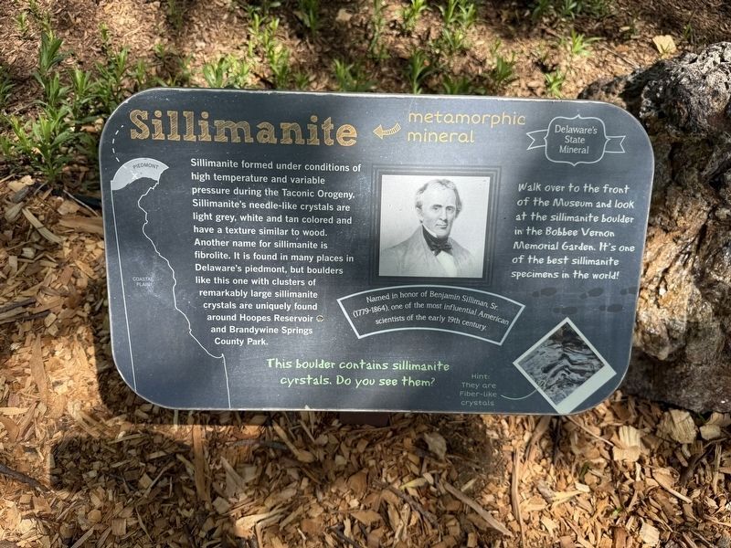 Sillimanite Marker. Click for full size. Sillimanite Marker image. Click for full size.