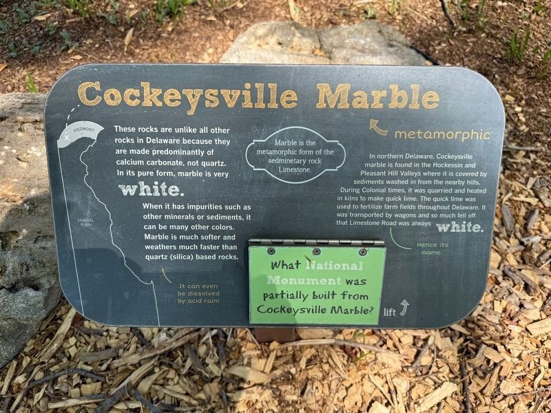 Cockeysville Marble Marker image. Click for full size.
