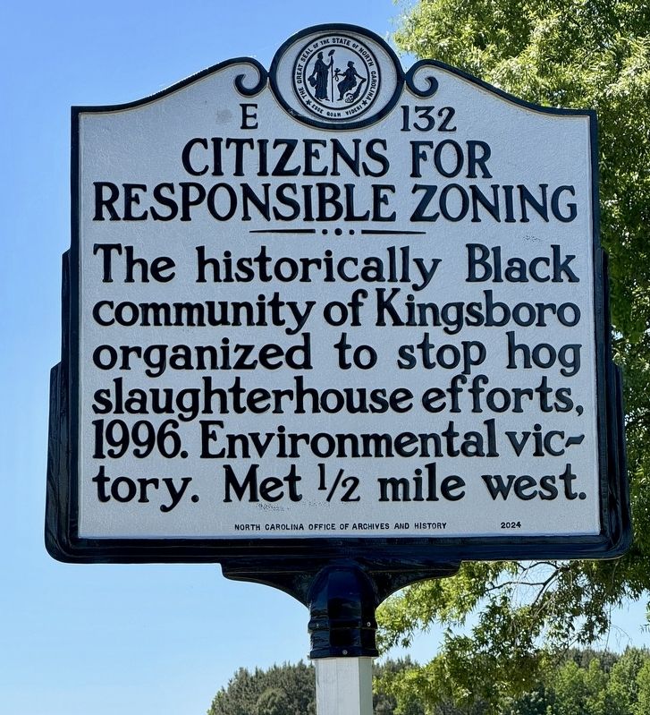 Citizens for Responsible Zoning Marker image. Click for full size.