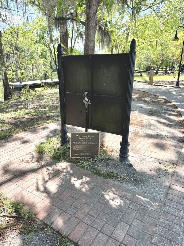 Waccamaw River Water Trail Marker image. Click for full size.