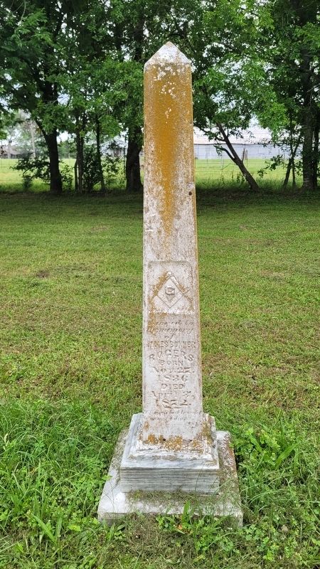 James Bonner Rogers Gravestone. Click for full size. James Bonner Rogers Gravestone image. Click for full size.