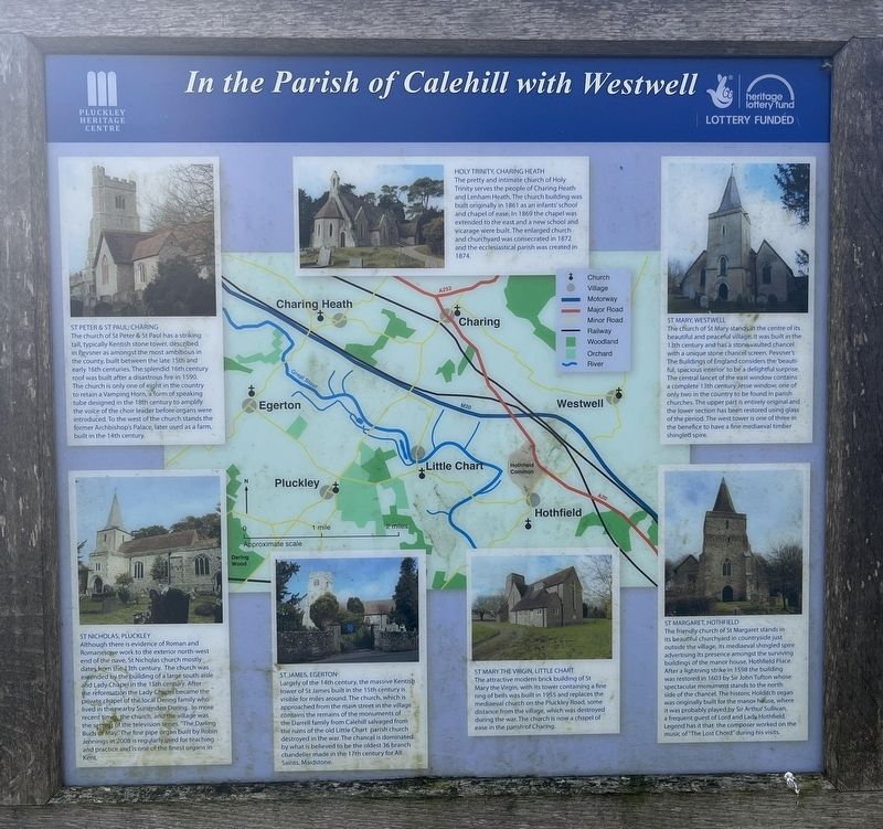 In the Parish of Calehill with Westwell Marker. Click for full size. In the Parish of Calehill with Westwell Marker image. Click for full size.