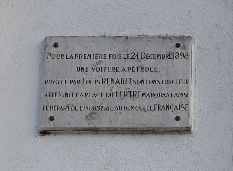 Louis Renault Marker. Click for full size. Louis Renault Marker image. Click for full size.
