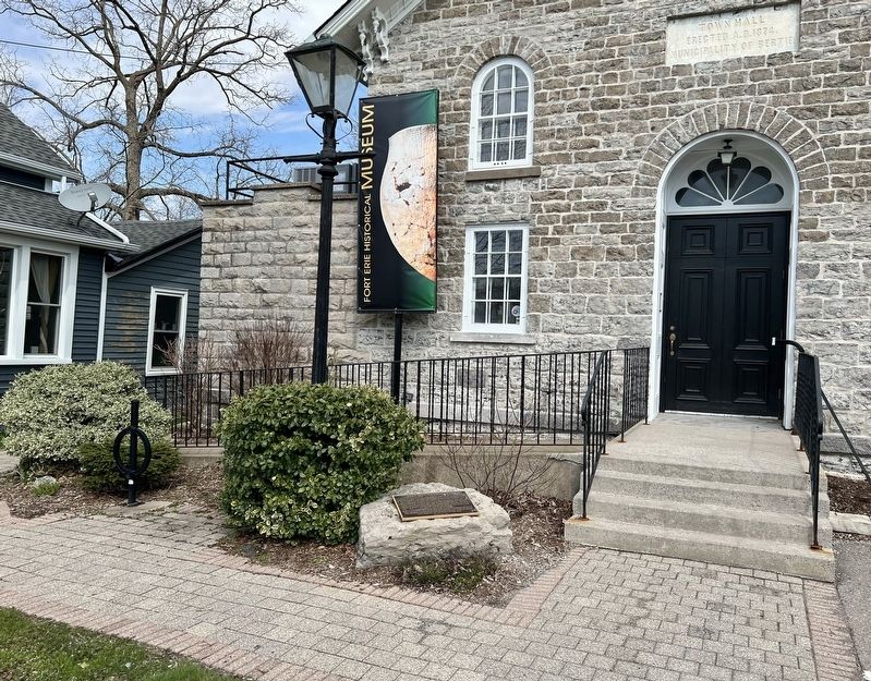 Bertie Township Hall Marker. Click for full size. Bertie Township Hall Marker image. Click for full size.