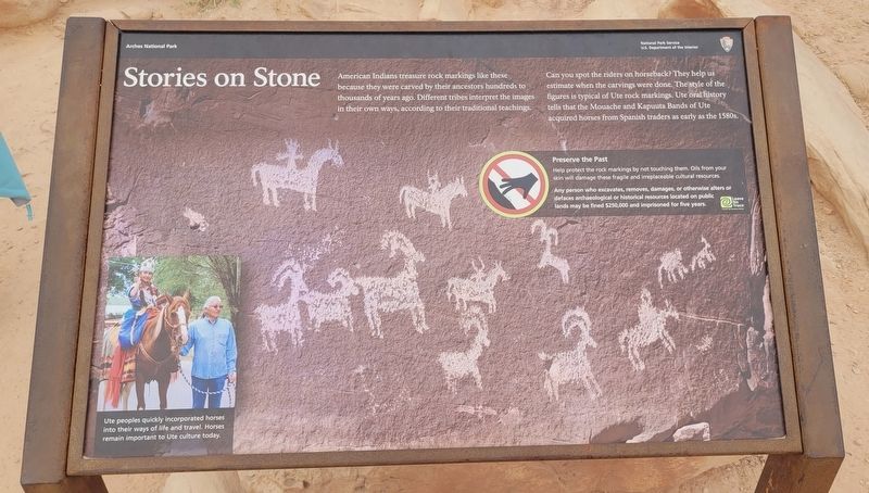 Stories on Stone Marker. Click for full size. Stories on Stone Marker image. Click for full size.
