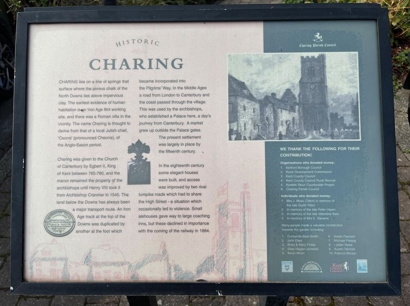Historic Charing Marker image. Click for full size.