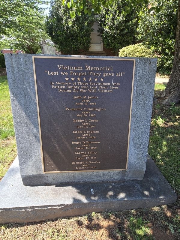Vietnam Memorial Marker image. Click for full size.