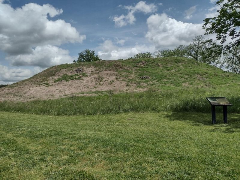 Ozier Mound Marker. Click for full size. Ozier Mound Marker image. Click for full size.