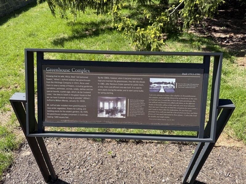 Greenhouse Complex Marker. Click for full size. Greenhouse Complex Marker image. Click for full size.
