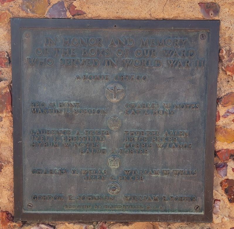 Hanksville Veterans Memorial image. Click for full size.