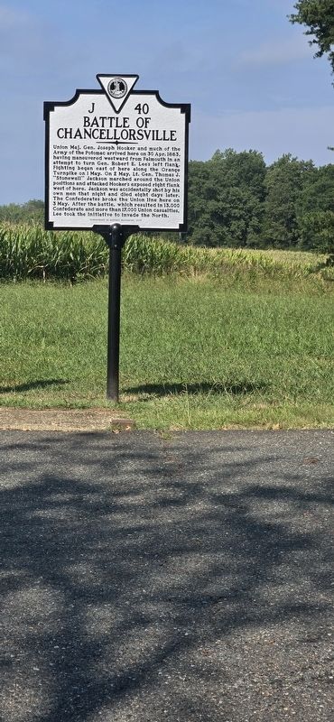Battle of Chancellorsville Marker. Click for full size. Battle of Chancellorsville Marker image. Click for full size.