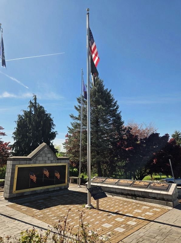 Collier Township Flag and Veterans Memorial. Click for full size. Collier Township Flag and Veterans Memorial image. Click for full size.