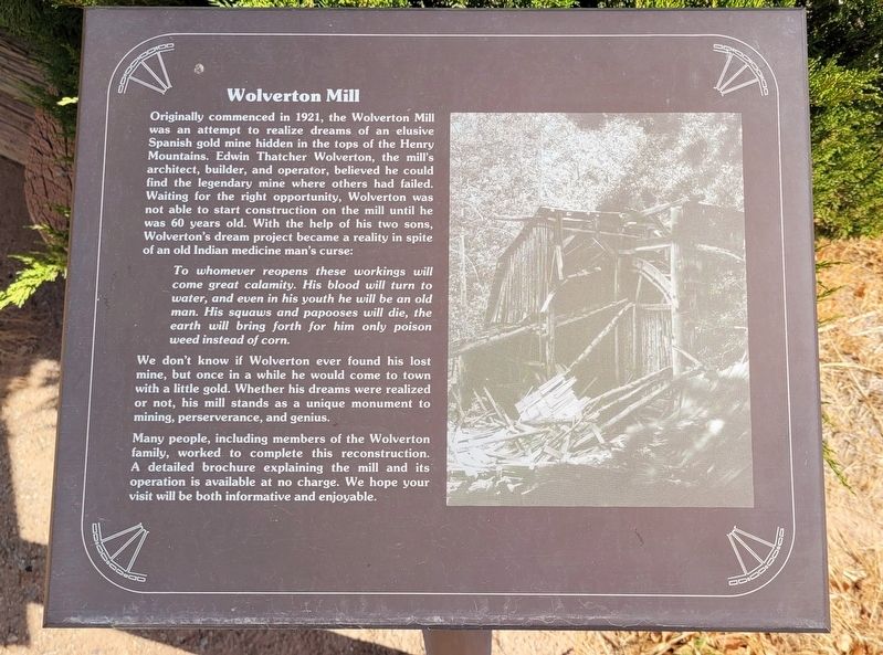 Wolverton Mill Marker image. Click for full size.