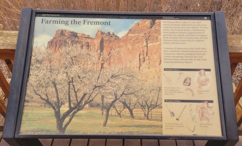 Farming the Fremont Marker. Click for full size. Farming the Fremont Marker image. Click for full size.