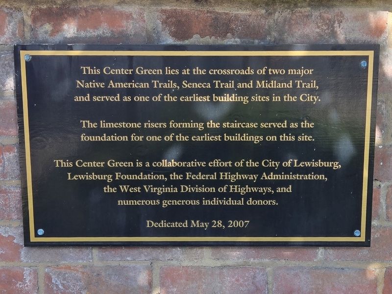 Center Green Marker. Click for full size. Center Green Marker image. Click for full size.