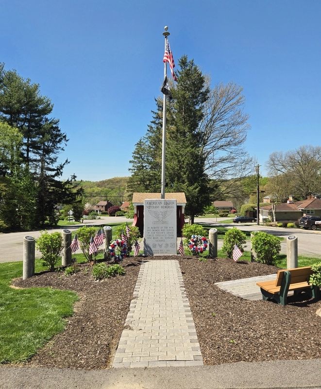 American Legion Veterans Memorial image. Click for full size.