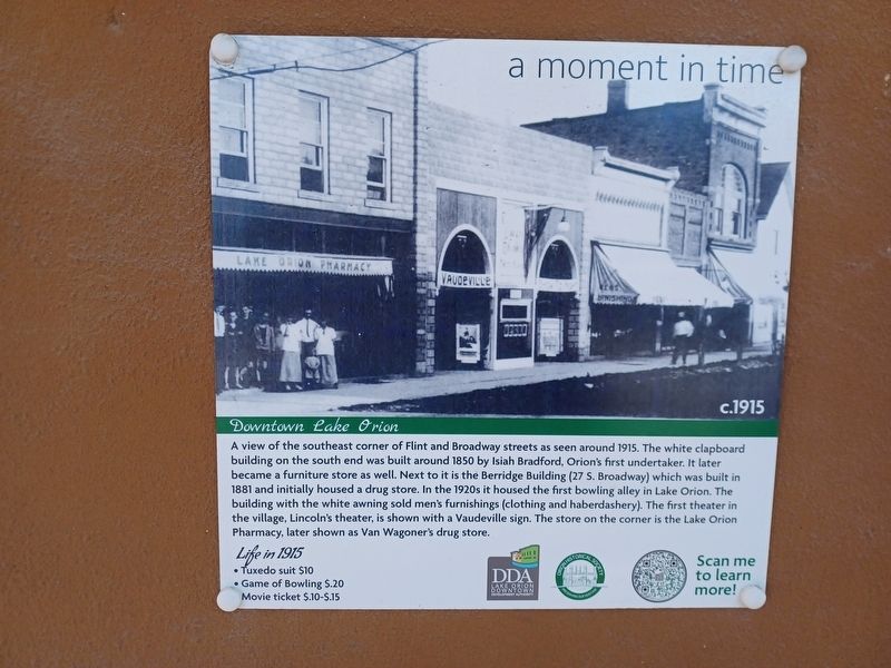 A Moment in Time c.1915 Marker image. Click for full size.