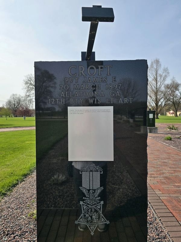 Veterans Plaza - Medal of Honor Veterans Walkway Marker. Click for full size. Veterans Plaza - Medal of Honor Veterans Walkway Marker image. Click for full size.
