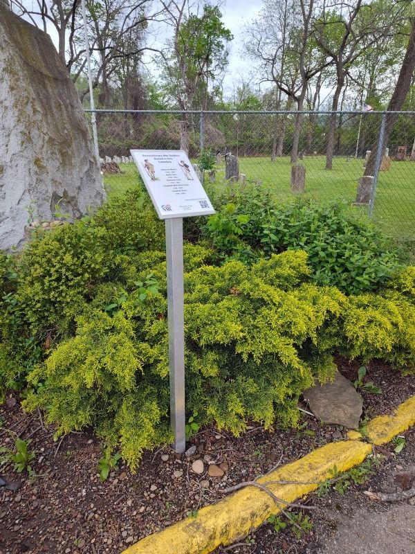 Revolutionary War Soldiers Buried in this Cemetery Marker image. Click for full size.