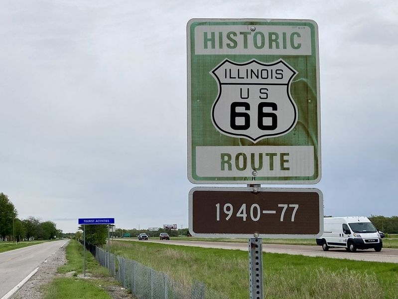 Historic Route 66. Click for full size. Historic Route 66 image. Click for full size.