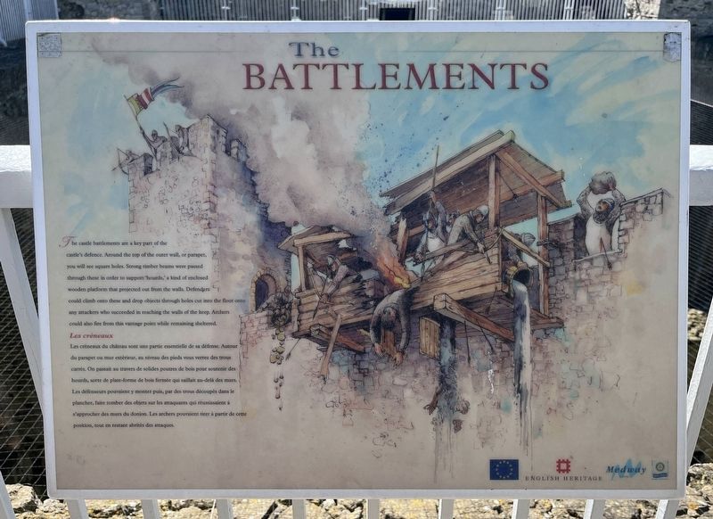 The Battlements Marker. Click for full size. The Battlements Marker image. Click for full size.