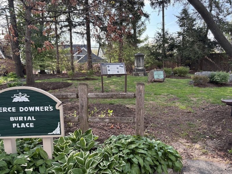 Pierce Downer's Burial Place. Click for full size. Pierce Downer's Burial Place image. Click for full size.