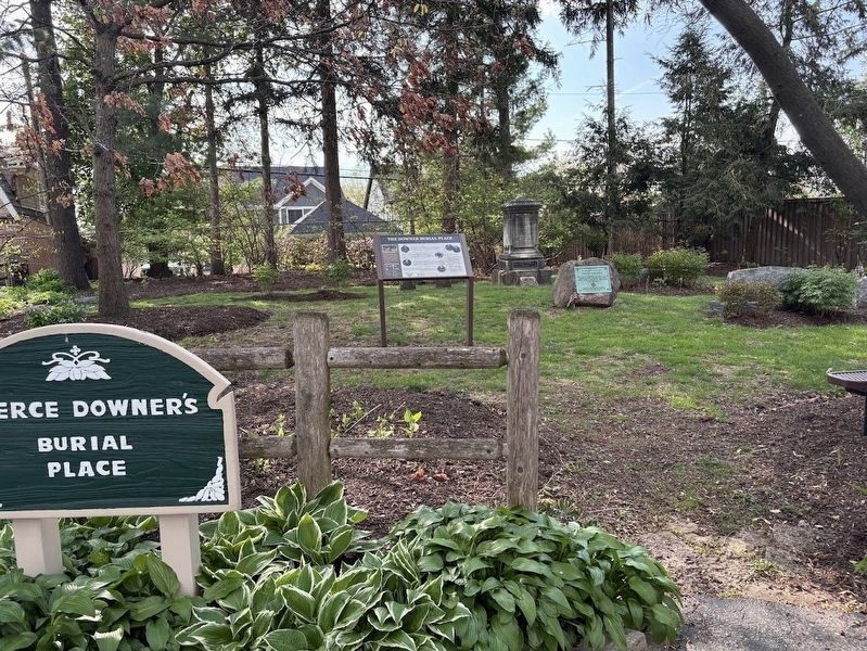Pierce Downer's Burial Place. Click for full size. Pierce Downer's Burial Place image. Click for full size.