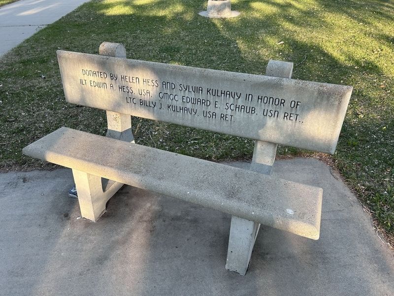 Southeast Kimball Veterans Memorial Bench image. Click for full size.